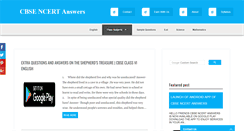 Desktop Screenshot of cbsencertanswers.com